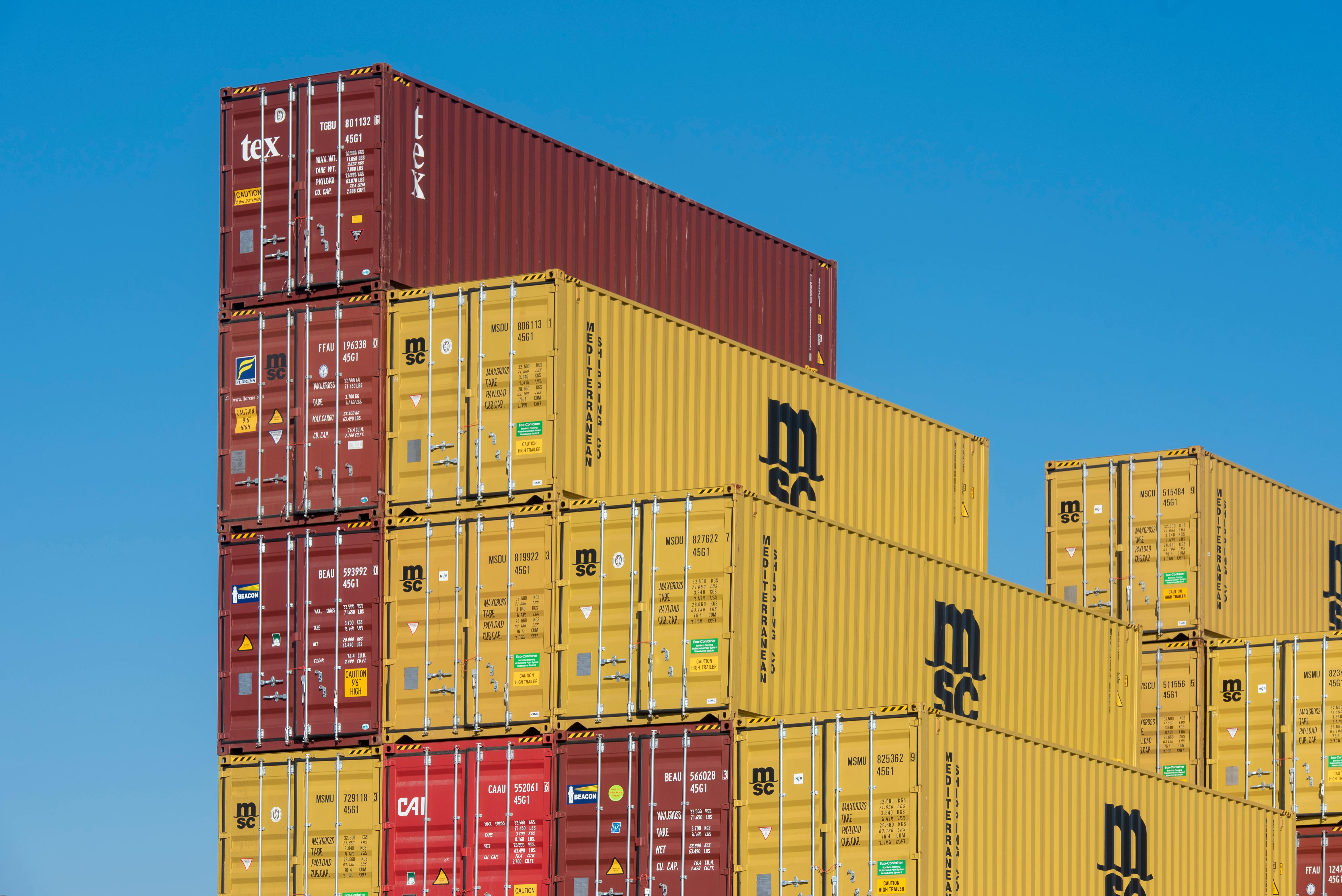 Conteneurs export Chine Côte d'Ivoire