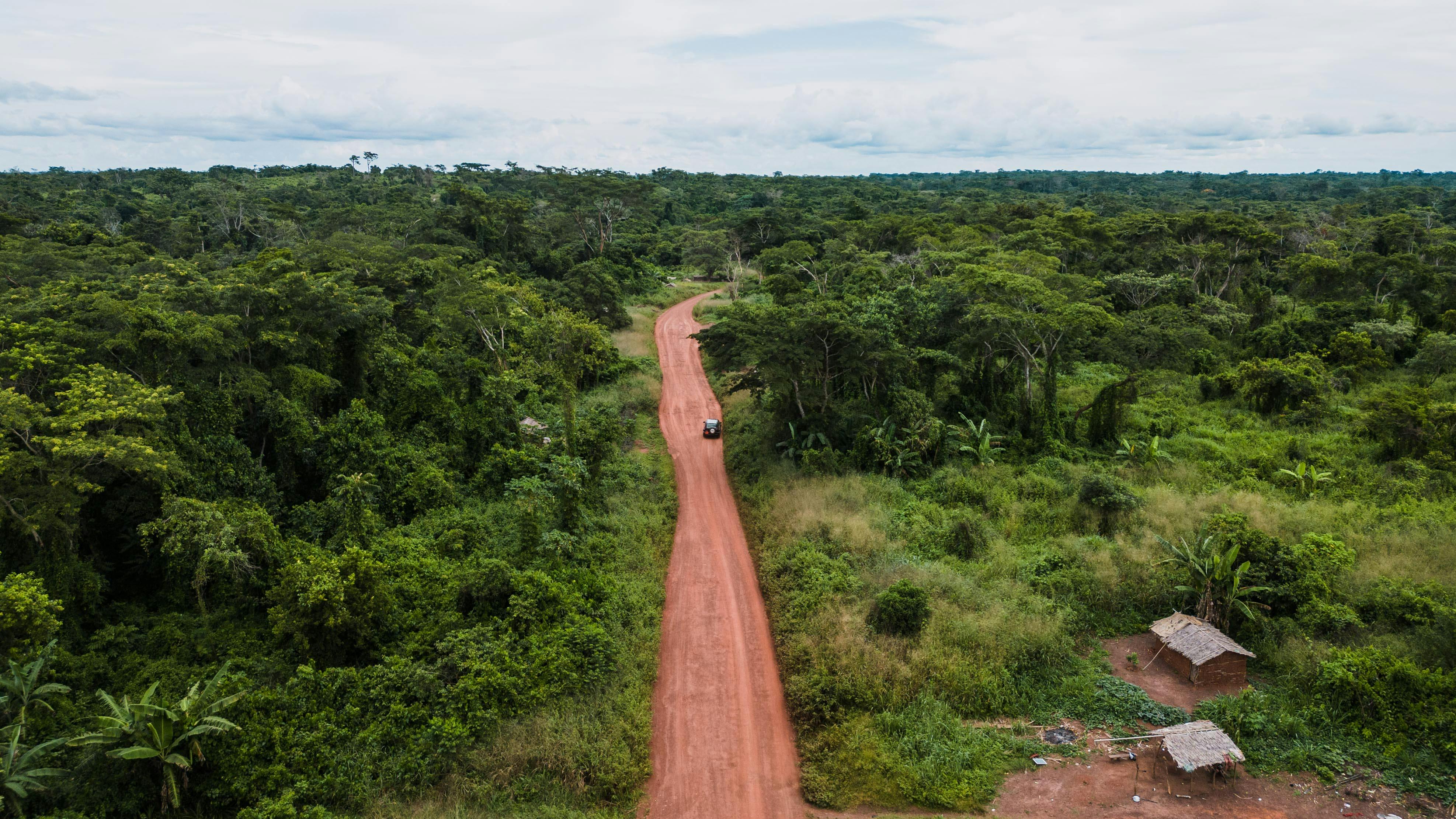 Route rurale Afrique